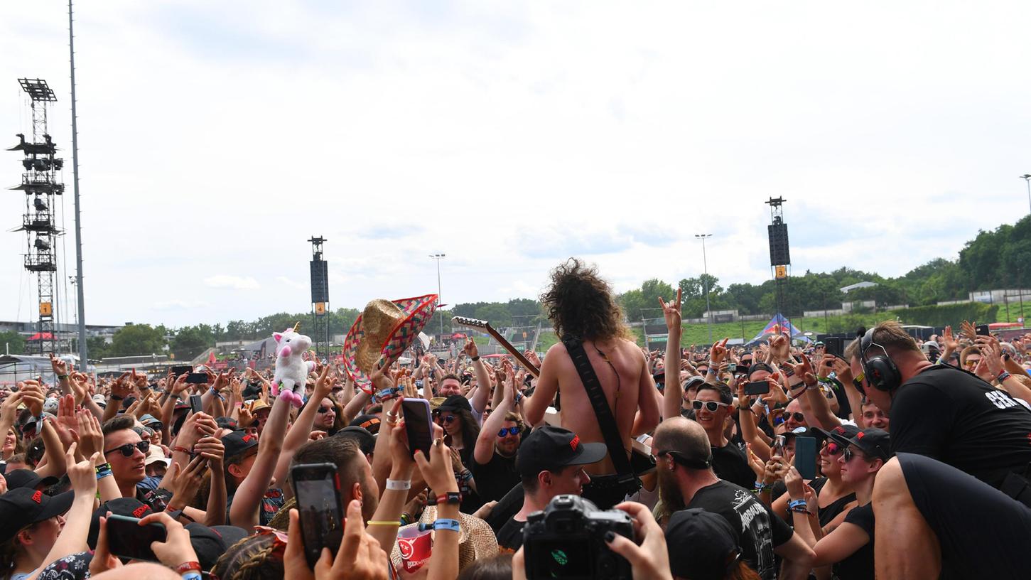  O’Keeffe beim Rock im Park 2022.