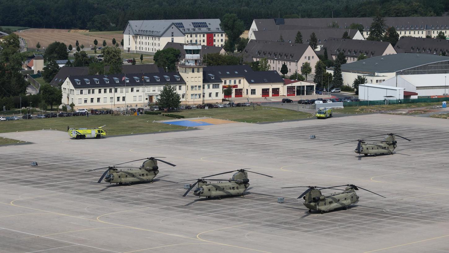 Der verschwundene Soldat ist auf Chinooks spezialisierter Helikopter-Mechaniker in der Kaserne der US-Army in Katterbach.