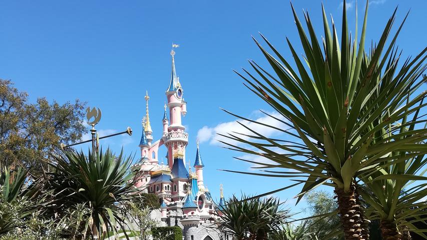 Mittelpunkt des Disneyland Parks ist immer noch das Dornröschenschloss, das auch das Logo der Disneyfilme ziert. Im Untergeschoss beherbergt es einen virtuellen Drachen. Das Schloss gehört zum Bereich des Fantasyland.
