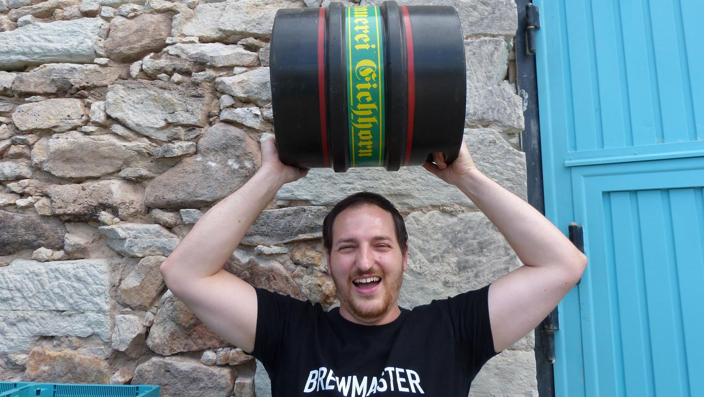 Der 32-jährige Braumeister und Biersommelier David Hertl aus Thüngfeld bei Schlüsselfeld hat die Traditionsbrauerei Eichhorn in Forchheim gerettet.