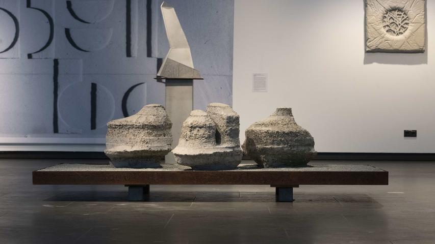 Die Ausstellung "Beton. Raum. Kunst", die bis 9. Oktober in der Norishalle läuft, zeigt die künstlerische Auseinandersetzung mit Beton.