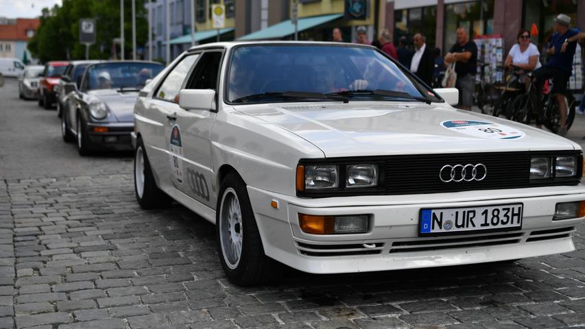 Einer der ersten Audi Quattro gab sich auch die Ehre.