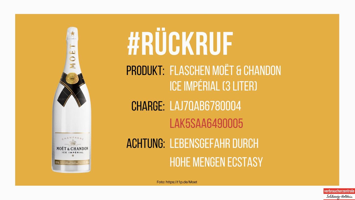So warnt eine deutsche Behörde vor dem Champagner. So warnt eine deutsche Behörde vor dem Champagner.
