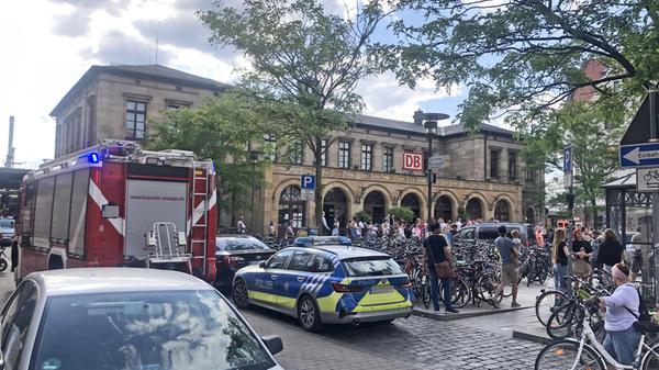 FEHLALARM AM ERLANGER BAHNHOF