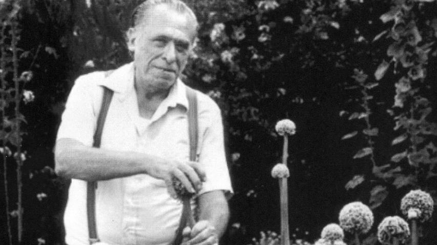 Entspannt in der Natur: Charles Bukowski. Entspannt in der Natur: Charles Bukowski.