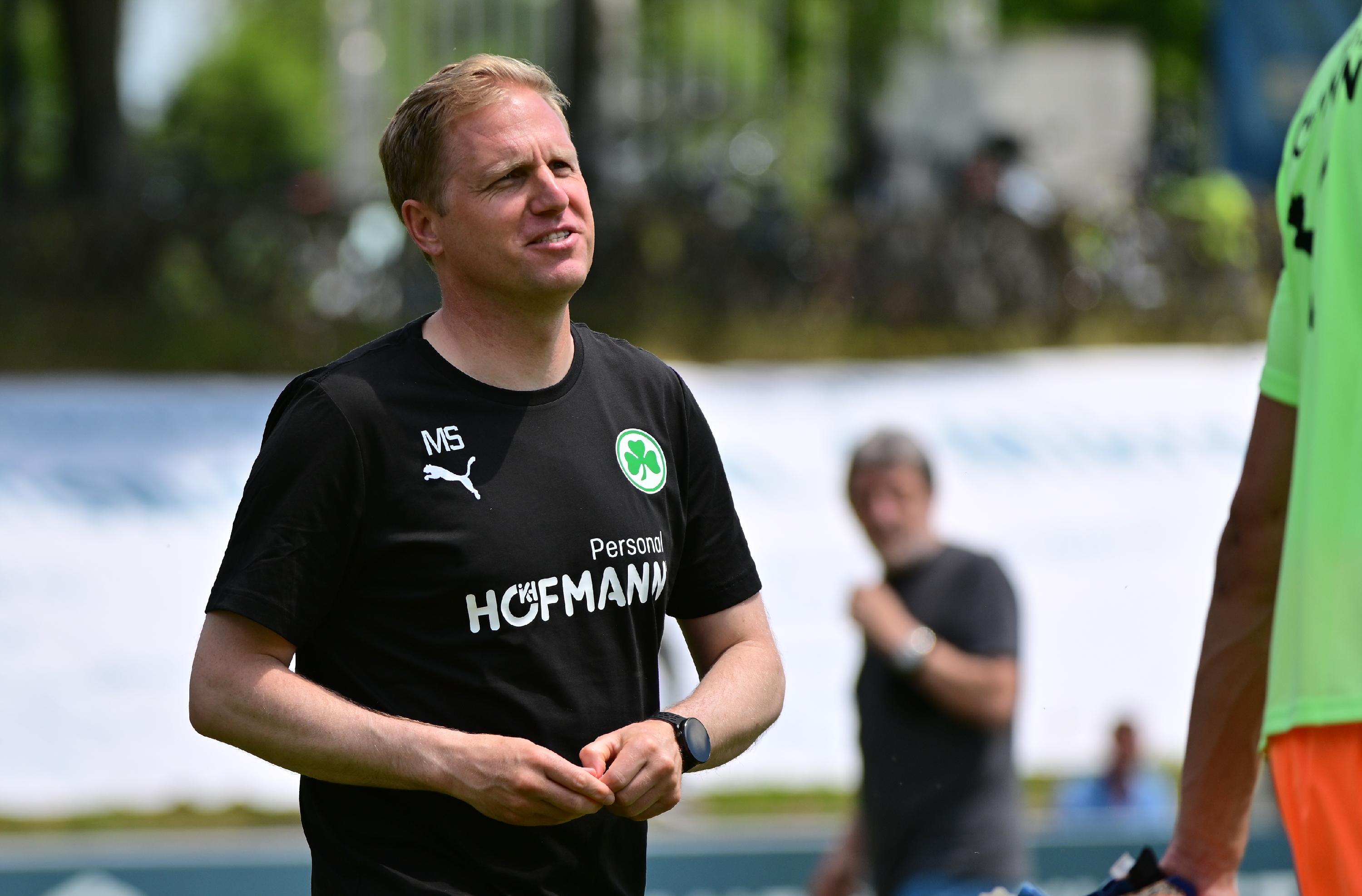 Auf der Gegenseite stand Marc Schneider, der neue Trainer der Spielvereinigung. 