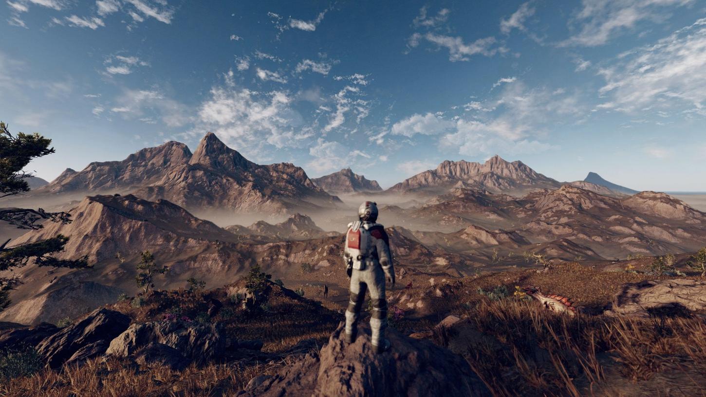 "Starfield" wirkt wie eine Mischung aus "Fallout", "Cyberpunk 2077" und "No Man’s Sky". "Starfield" wirkt wie eine Mischung aus "Fallout", "Cyberpunk 2077" und "No Man’s Sky".