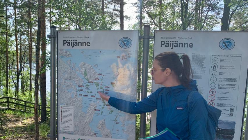 Der Päijänne ist der längste See Finnlands. Er erstreckt sich mit zahlreichen Ausläufern ca. 120 km von Asikkala im Süden bis Jyväskylä im Norden. An seinen Ufern lässt sich auf gut ausgeschilderten Wegen in aller Ruhe die Natur wandernd genießen.