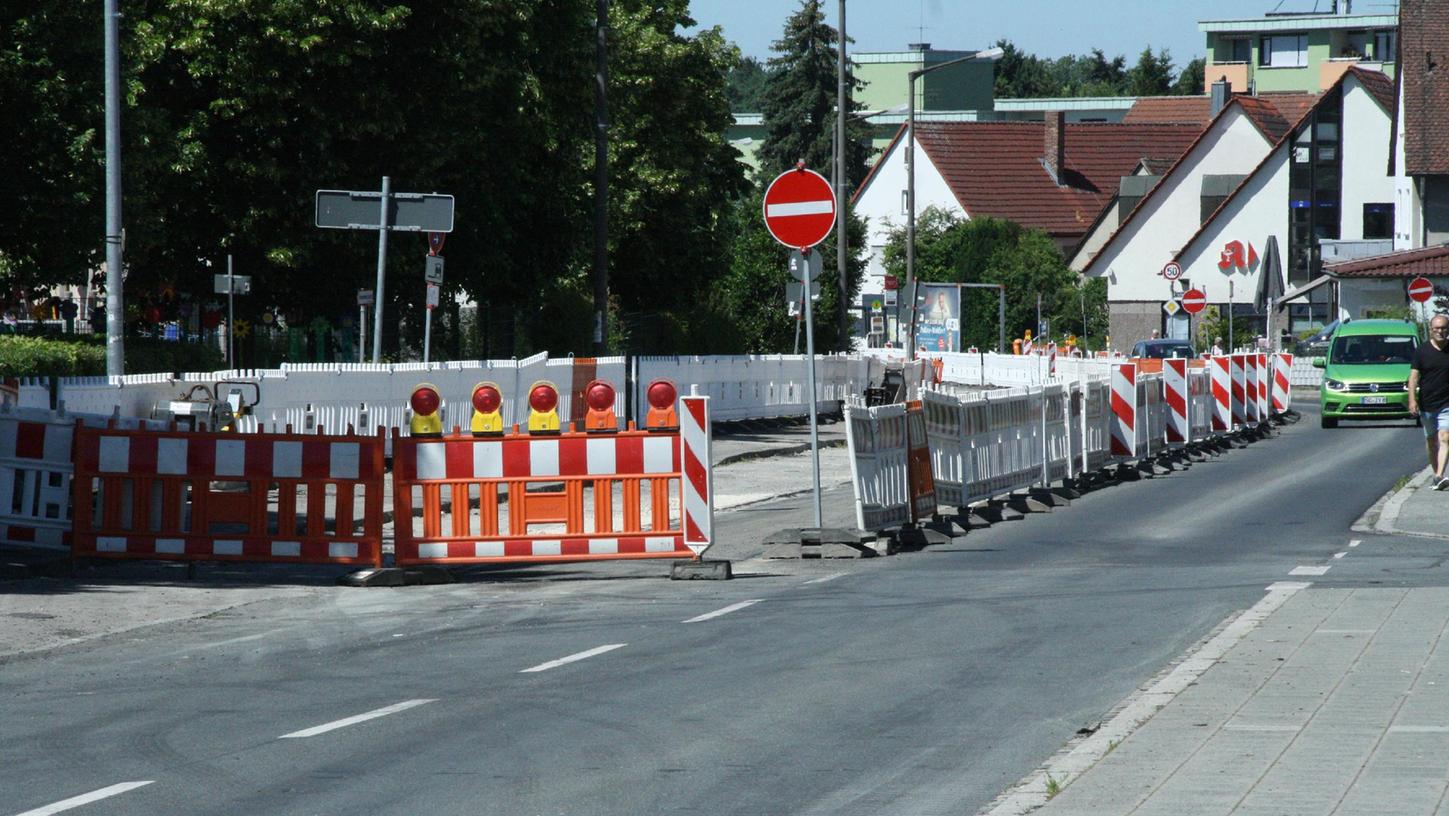 Nach zwei Monaten ist die Sanierung der "Radrunde" in Herpersdorf termingerecht beendet.