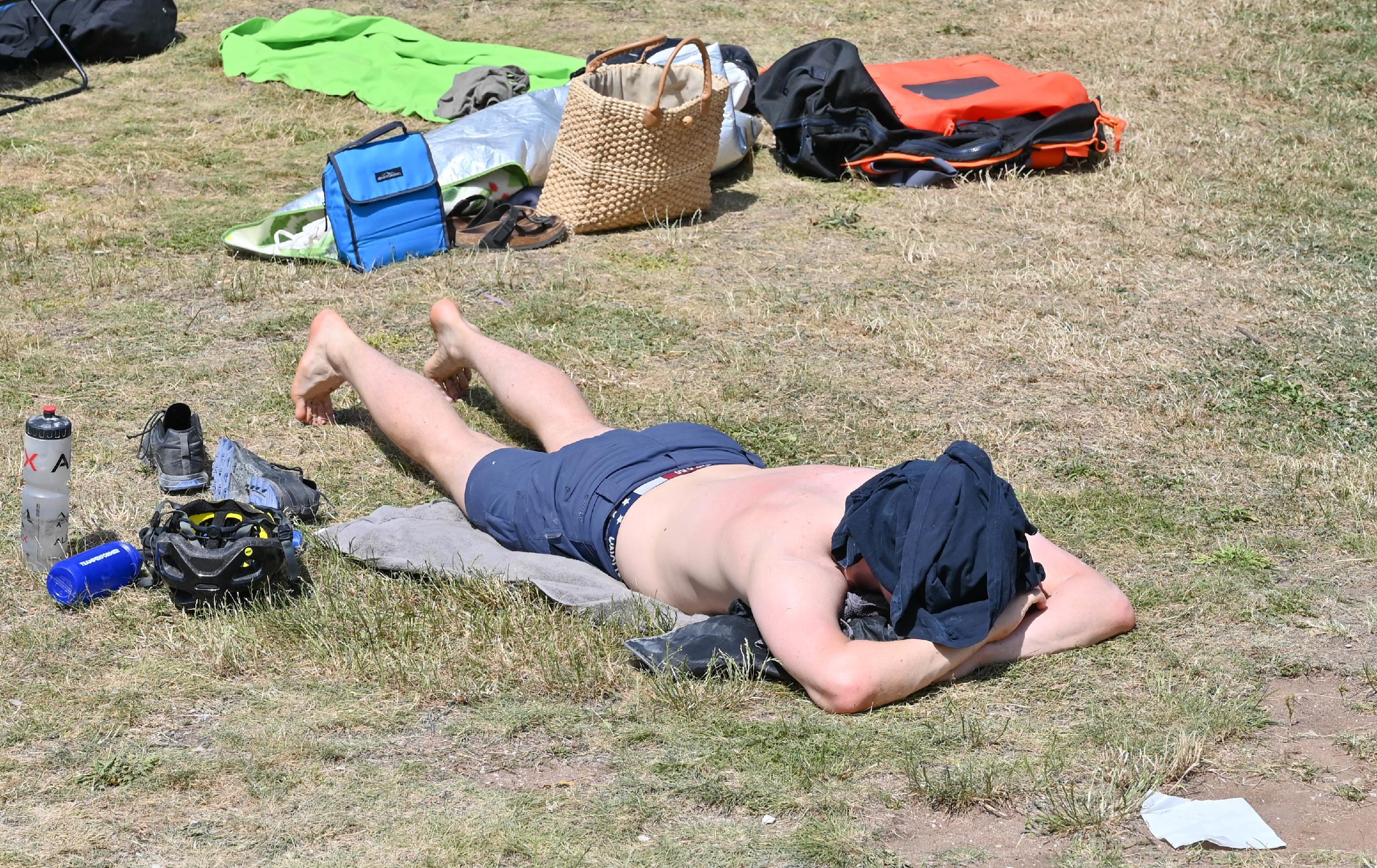 Zumindest der Kopf ist schon mal geschützt.