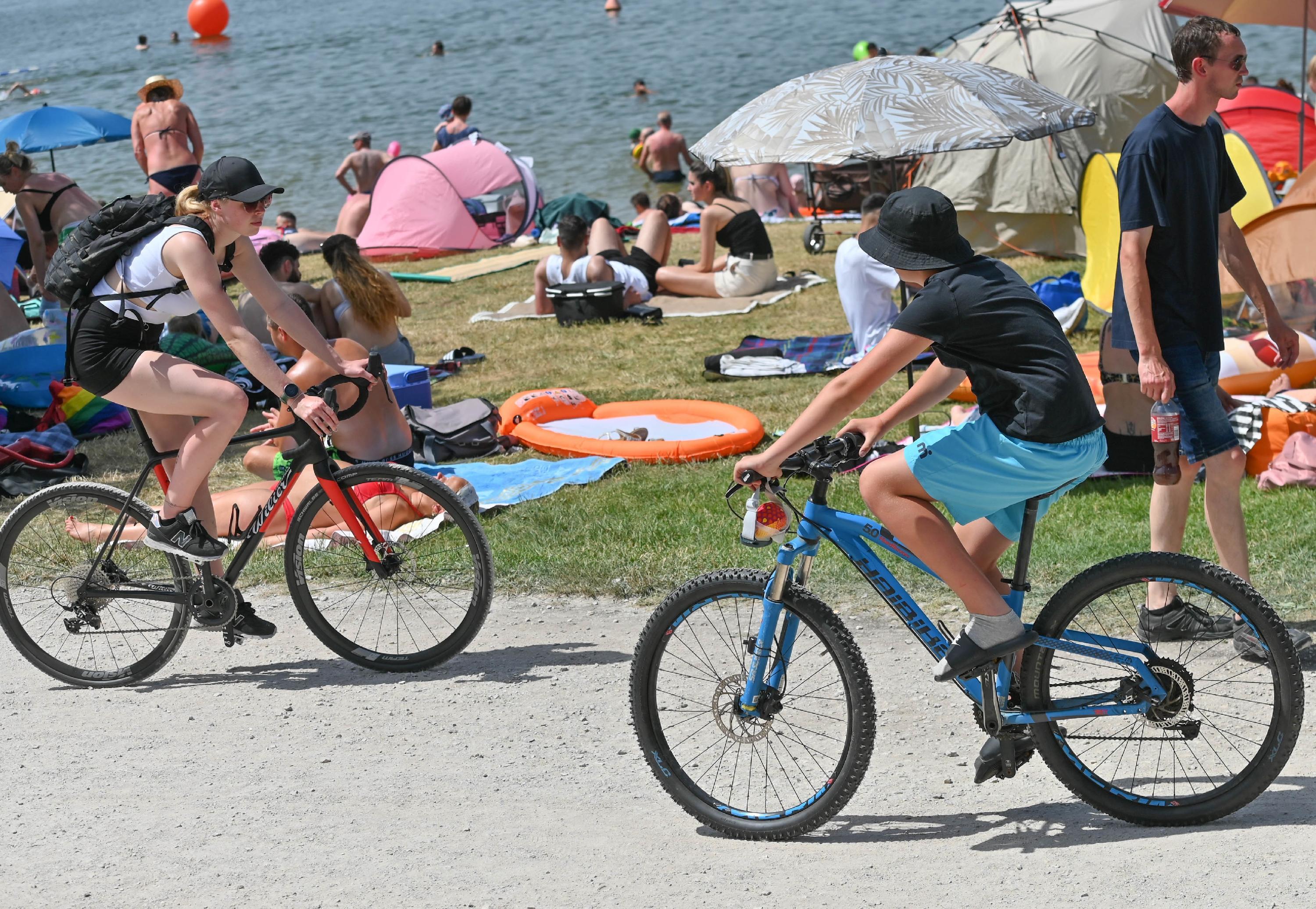 Rücksicht rund um den See ist gefragt, damit nix schief geht.