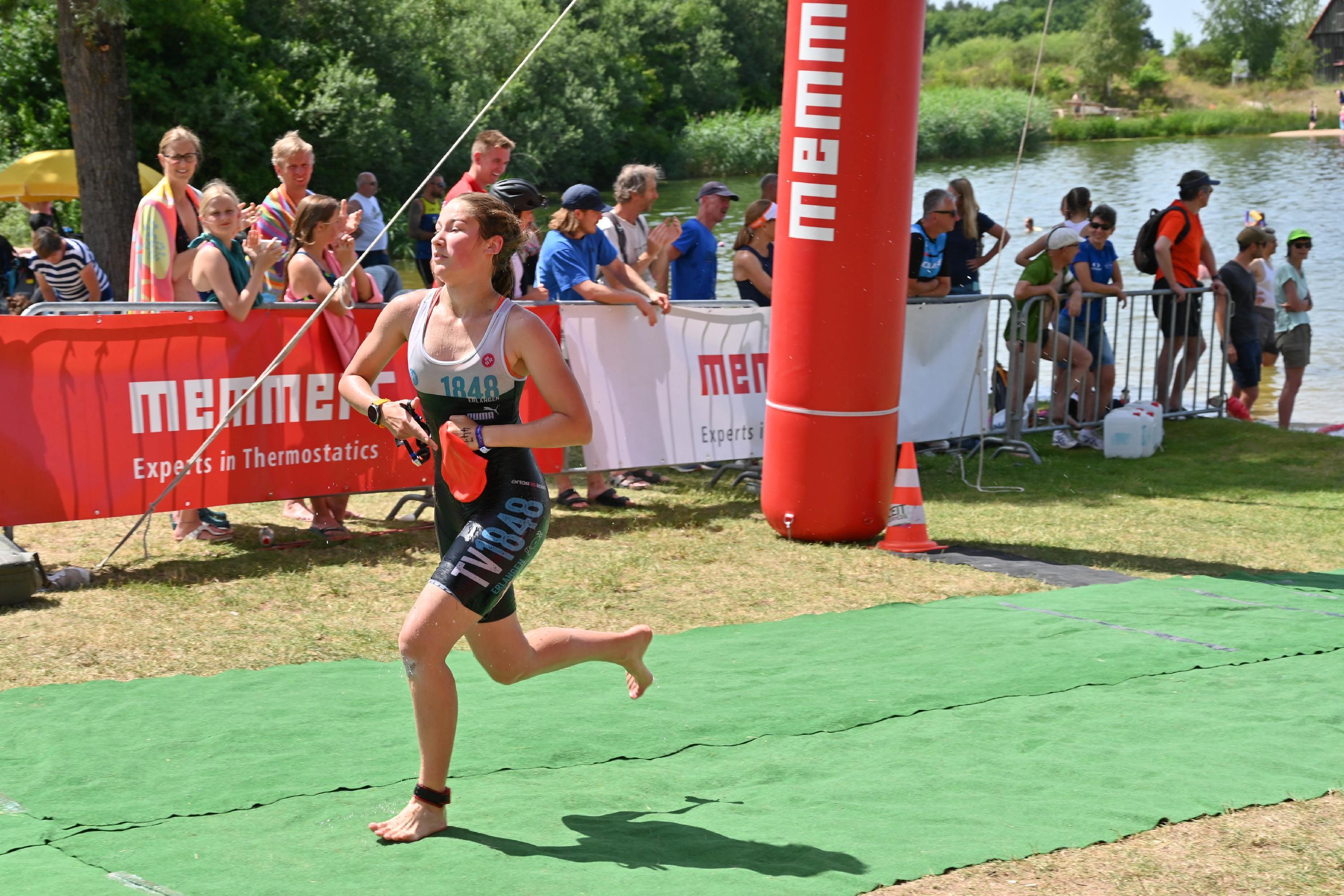 Während andere entspannen und baden ....kommen einige Ambitionierte ganz schön ins Schwitzen.