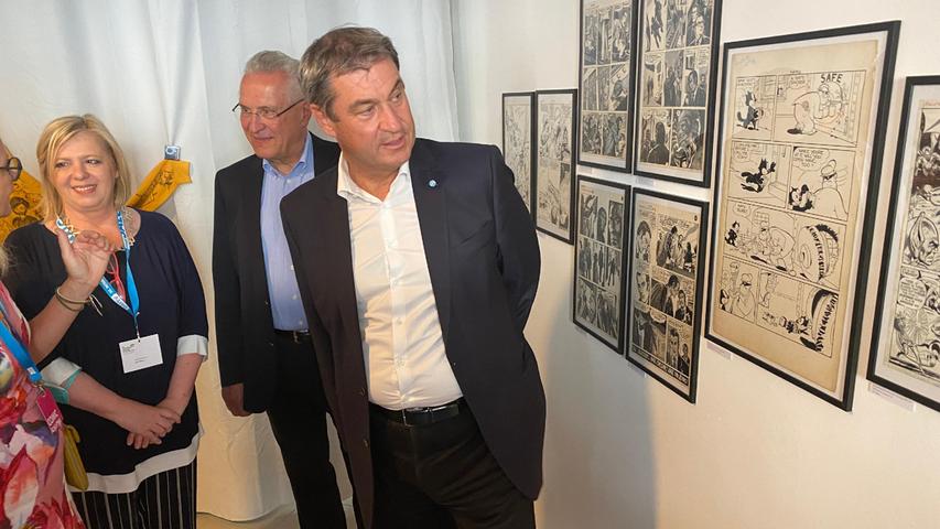 "Ich wusste, dass Markus Söder Comic-Fan ist, dennoch war ich von den klaren Aussagen Söders überrascht", gibt Erlangens Oberbürgermeister Florian Janik zu.