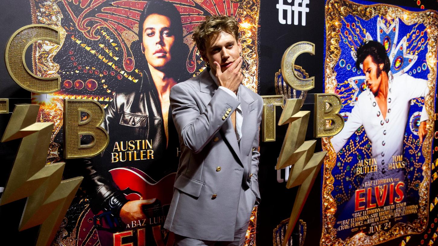 Schauspieler Austin Butler bei der Vorführung des Films "Elvis", in dem er die Hauptrolle spielt, in Toronto.