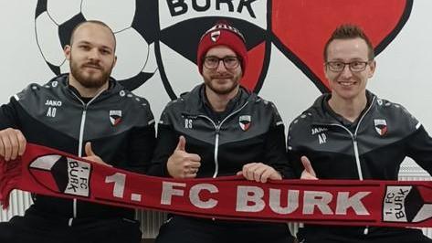 Erfolgreiches Trio (von links): Co-Trainer Alwin Osmicevic , Cheftrainer René Schweiger und Alexander Priebusch (Vorstand Sport).
Erfolgreiches Trio (von links): Co-Trainer Alwin Osmicevic , Cheftrainer René Schweiger und Alexander Priebusch (Vorstand Sport).