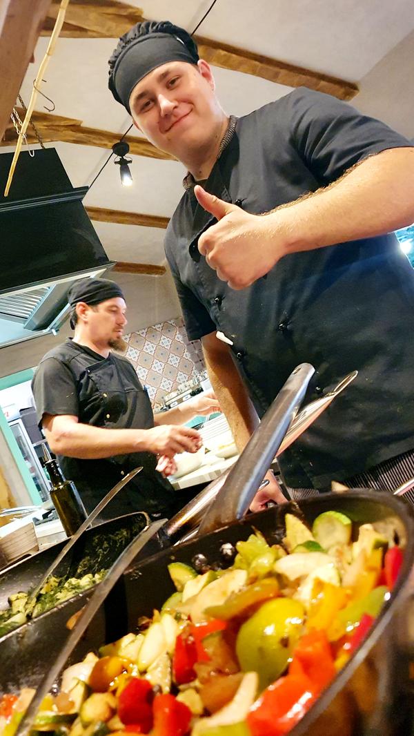 Im dortigen Restaurant Bokoon wird typisch istrisch über offenem Feuer gekocht.