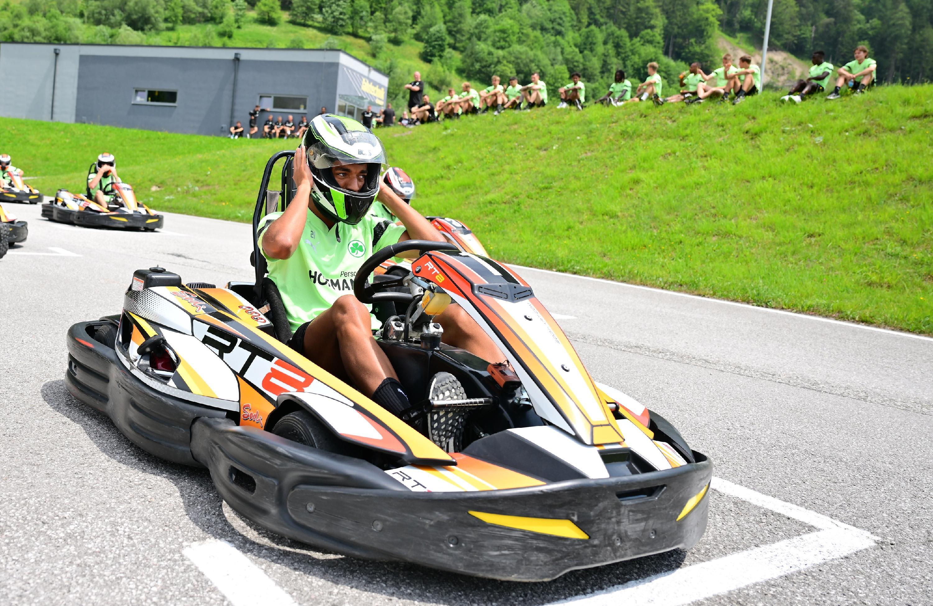 Und dann ging es ab an den Start...