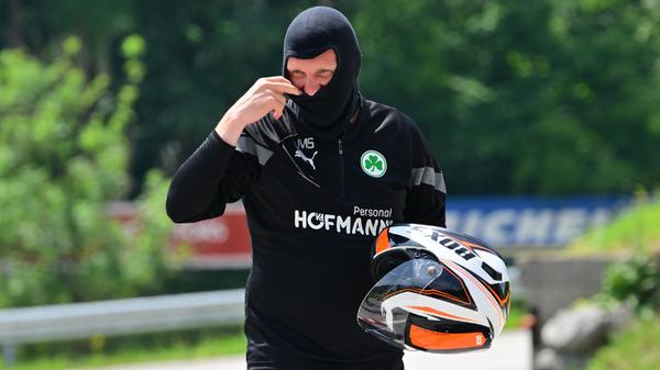 ... und hatte sichtlich Spaß daran, mal kurz nicht an Fußball zu denken.