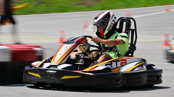 Nach vielen Rennen und noch viel mehr Spaß durften die Fußballer wieder regenerieren.