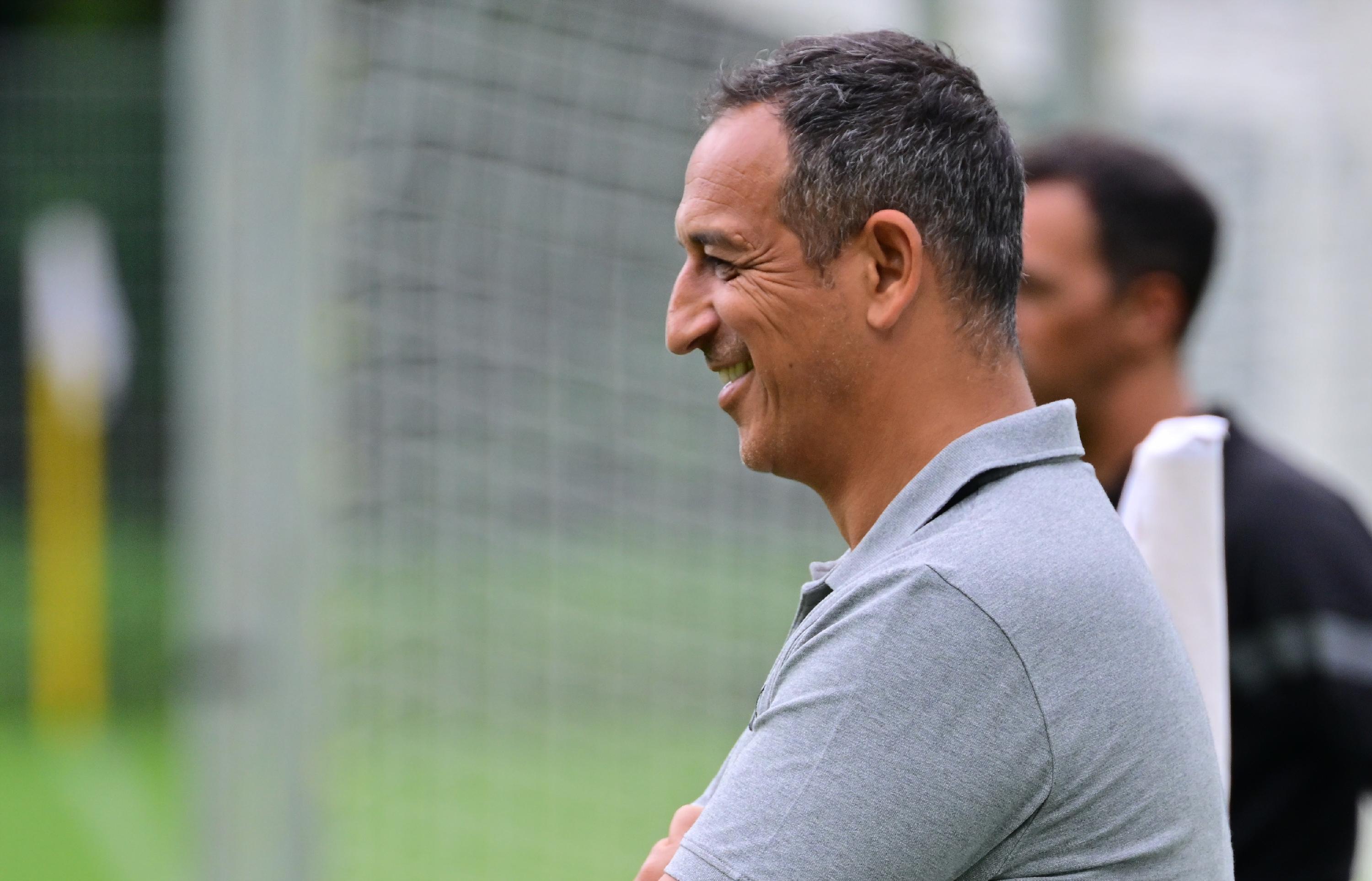 Die Spieler hatten sichtlich Spaß, was auch Geschäftsführer Rachid Azzouzi gefiel.