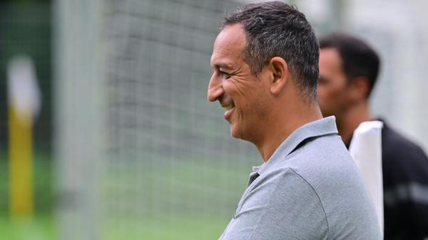 Die Spieler hatten sichtlich Spaß, was auch Geschäftsführer Rachid Azzouzi gefiel.