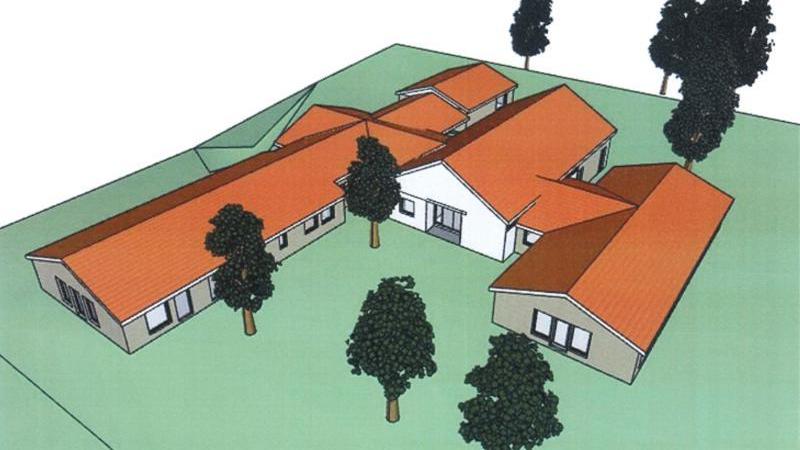So soll der neue Kindergarten samt Hort und Krippe aussehen.
So soll der neue Kindergarten samt Hort und Krippe aussehen.