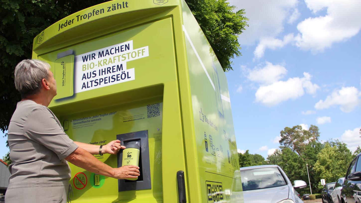 In Feuchts Nachbargemeinde Wendelstein gibt es die Sammelcontainer bereits - unter anderem am stark frequentierten Parkplatz vor dem Wenden-Center. In Feuchts Nachbargemeinde Wendelstein gibt es die Sammelcontainer bereits - unter anderem am stark frequentierten Parkplatz vor dem Wenden-Center.