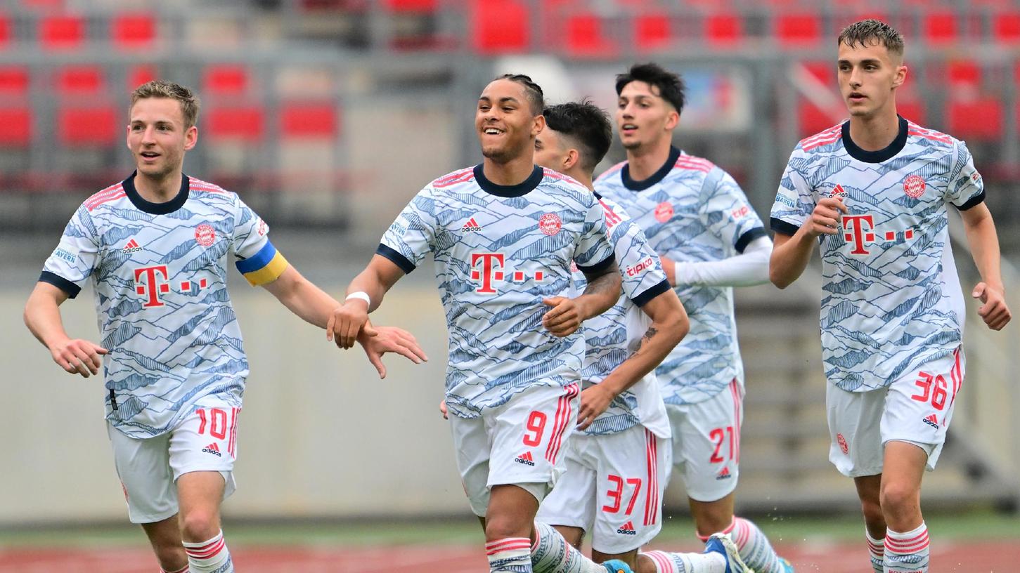 Tor für den FC Bayern: Armindo Sieb (Nummer 9) traf vor einem Monat im Nürnberger Max-Morlock-Stadion.