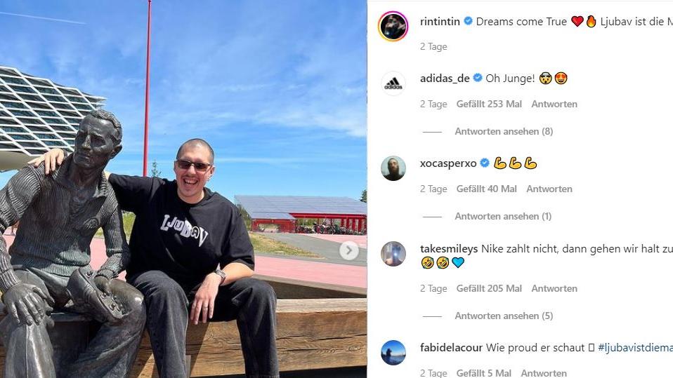 Prominenter Besuch in Franken: Was geht mit Adidas und diesem Rap-Star?