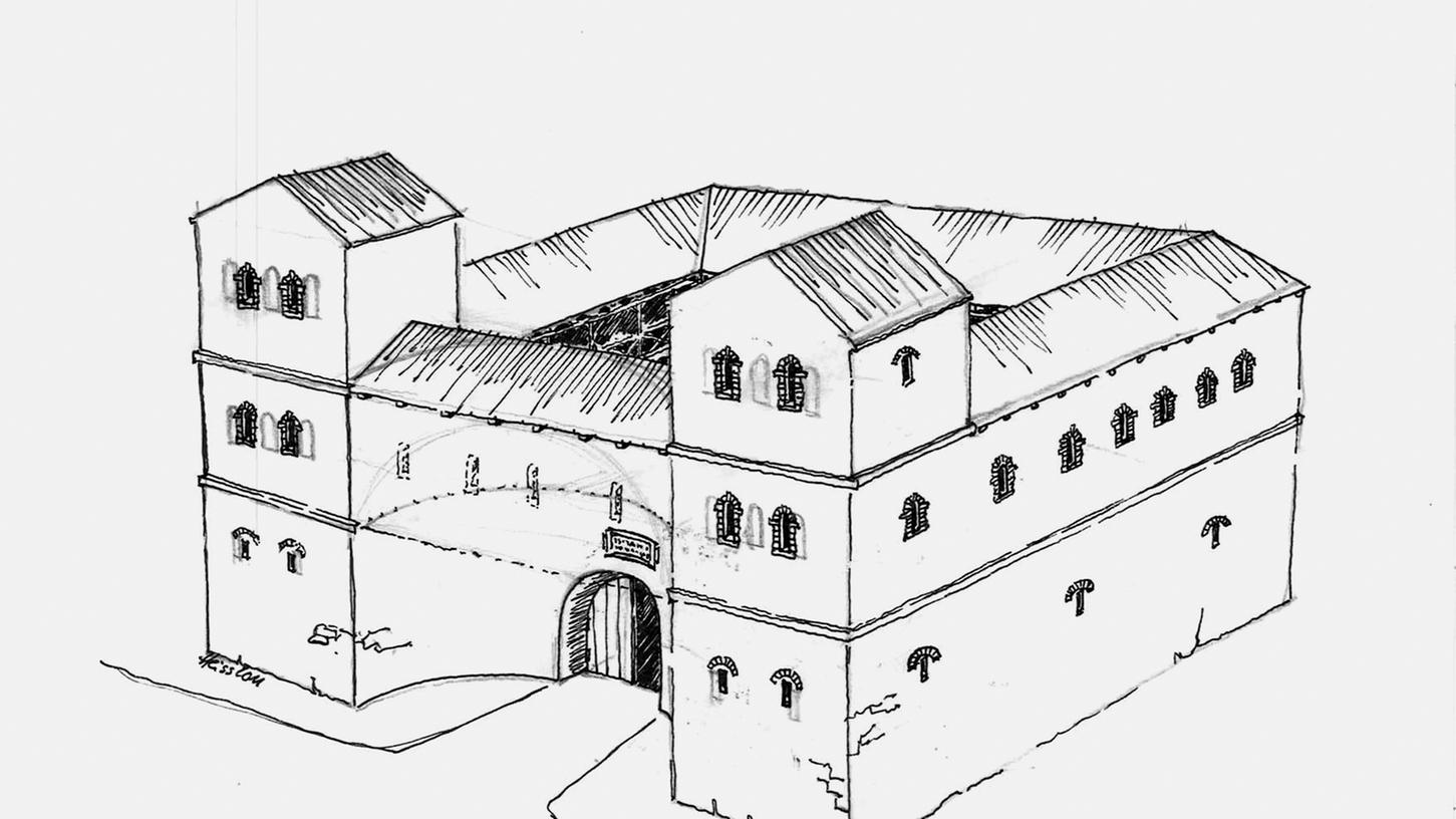 Burgus war eine Herberge Nordbayern