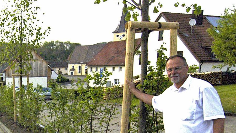 Die Dorferneuerung in Pilsach war eines der Projekte, die Adolf Wolf als Bürgermeister begleitet hat.