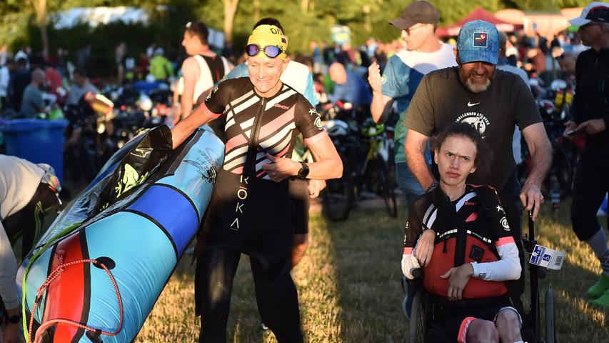 Im Wasser, auf dem Rad oder Asphalt: Hier schwitzen Tausende beim Rother Challenge 2022