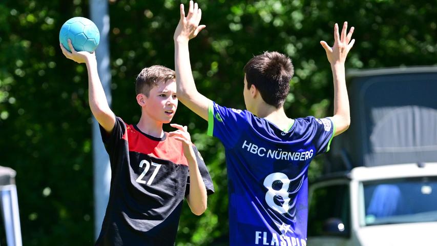 03.07.2022 --- Handball - Rasen-Handballturnier des SV Puschendorf --- Foto: Sport-/Pressefoto Wolfgang Zink / WoZi --- 

Impression - HBC gg Neustadt/Aisch