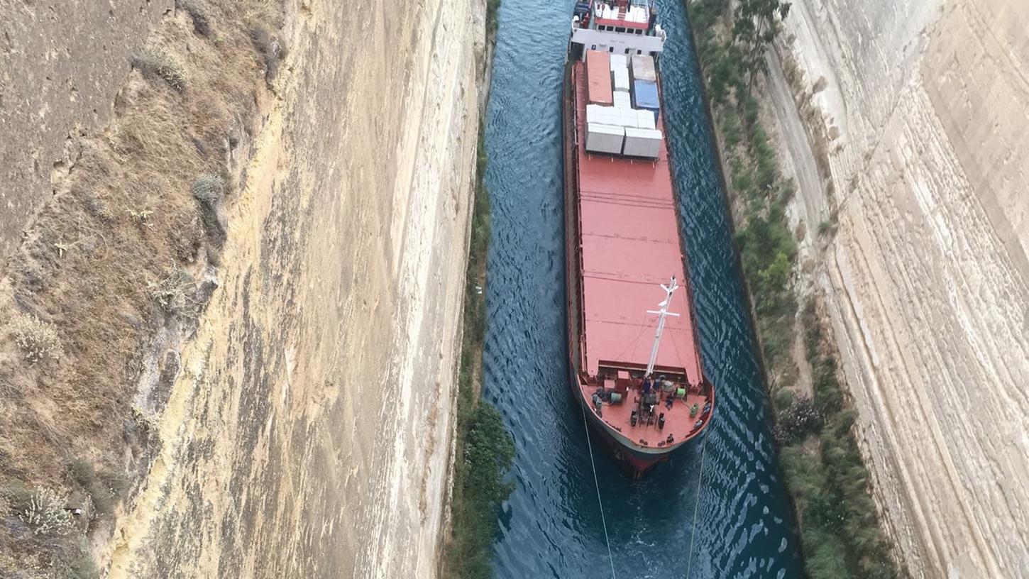 Kanal von Korinth wieder geöffnet