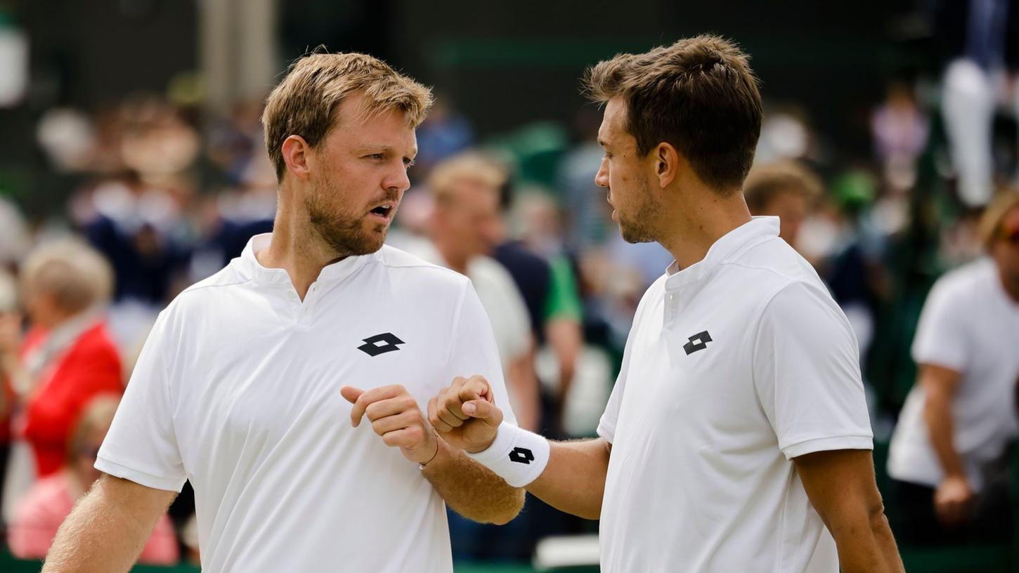 Krawietz und Mies im Doppel-Viertelfinale von Wimbledon