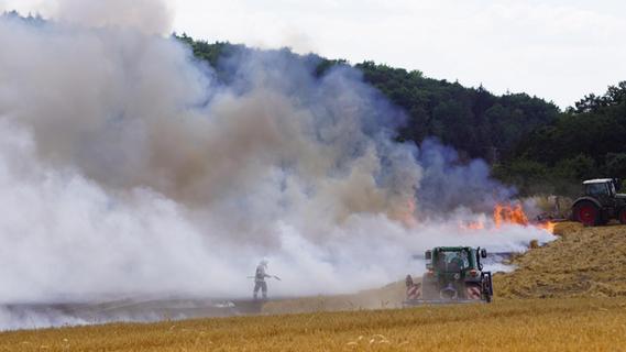 Nitzlbuch: Getreidefeld stand plötzlich in Flammen
