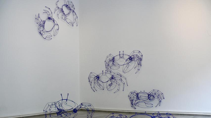 "Noli Me Tangere/No Huggs": Installation von Ute Vauk-Ogawa.
