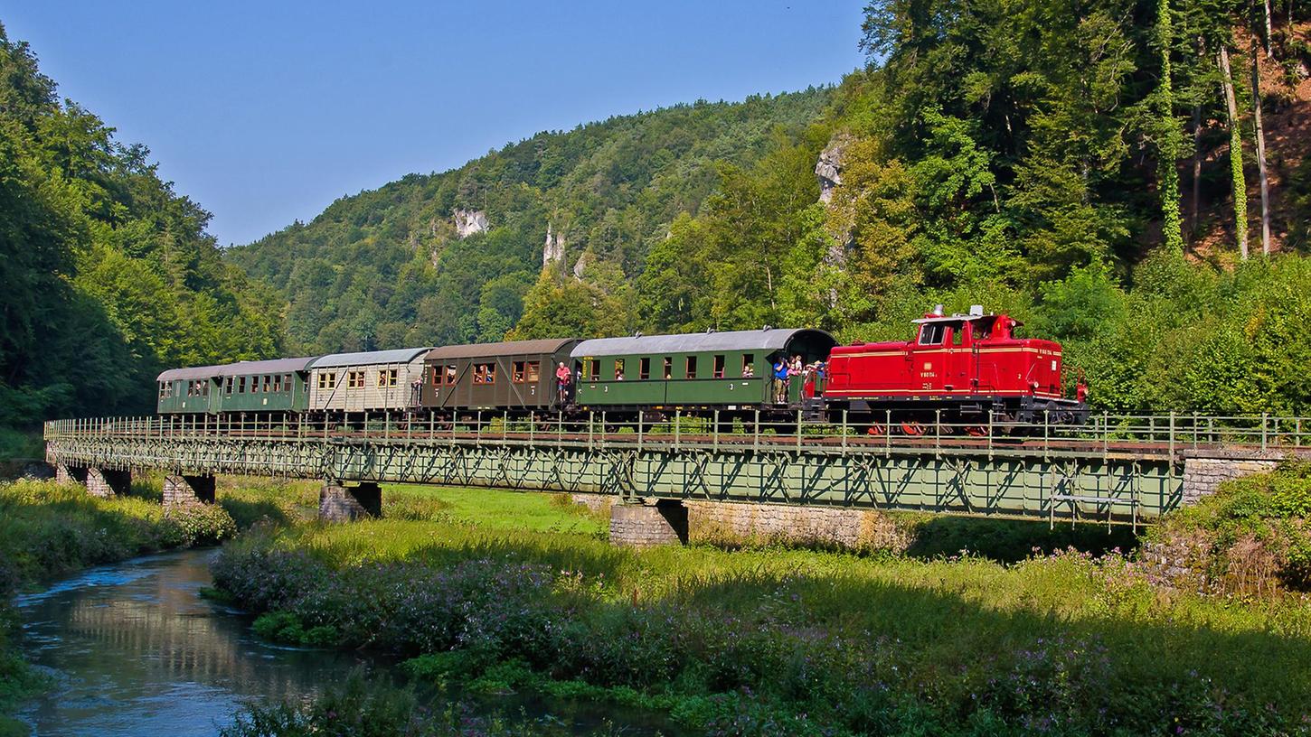Die Dampfbahn durch die Fränkische Schweiz feiert 100. Geburtstag