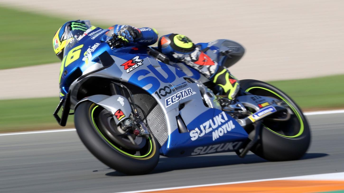 Der Spanier Joan Mir, MotoGP-Weltmeister von 2020, muss sich einen neuen Job suchen: Suzuki zieht sich aus der Motorrad-WM zurück. Der Spanier Joan Mir, MotoGP-Weltmeister von 2020, muss sich einen neuen Job suchen: Suzuki zieht sich aus der Motorrad-WM zurück.