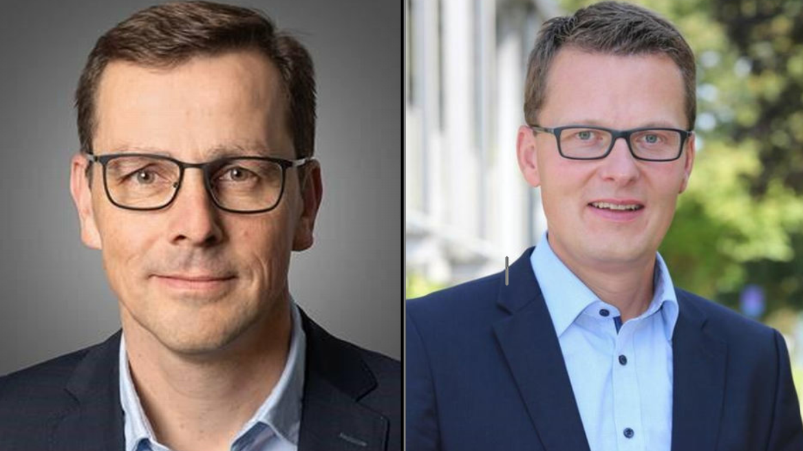 Frank Sarres und Thorsten Straubinger sind die beiden neuen Vorstände der Sparkasse Mittelfranken Süd.