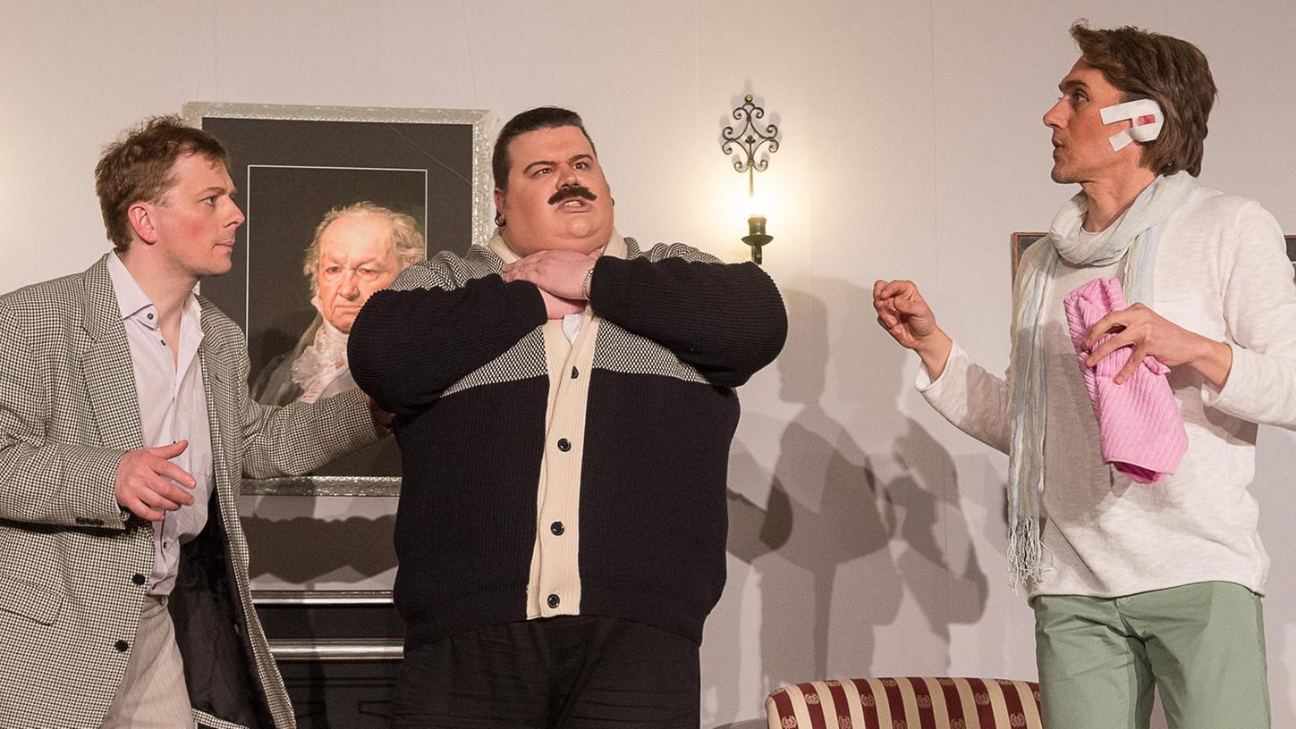 „Zum Henker mit den Henks“: Zu ihrem 40. Geburtstag war die Altenberger Bühne mit diesem Stück 2018 im Fürther Stadttheater zu sehen.
„Zum Henker mit den Henks“: Zu ihrem 40. Geburtstag war die Altenberger Bühne mit diesem Stück 2018 im Fürther Stadttheater zu sehen.