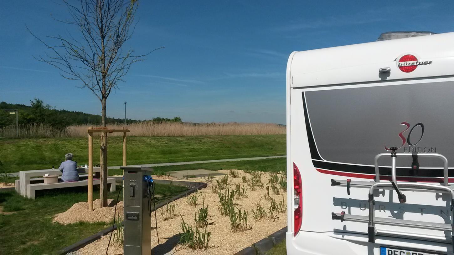 Wie hier in Wassertrüdingen soll der Wohnmobil-Stellplatz mit Streuobst-Bäumchen naturnah gestaltet werden.