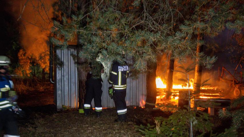 Wald- und Flächenbrand in Bamberger Landkreis: Feuer auf circa 5.000 Quadratmetern