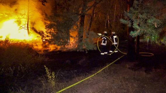 Wald- und Flächenbrand in Bamberger Landkreis: Feuer auf circa 5.000 Quadratmetern