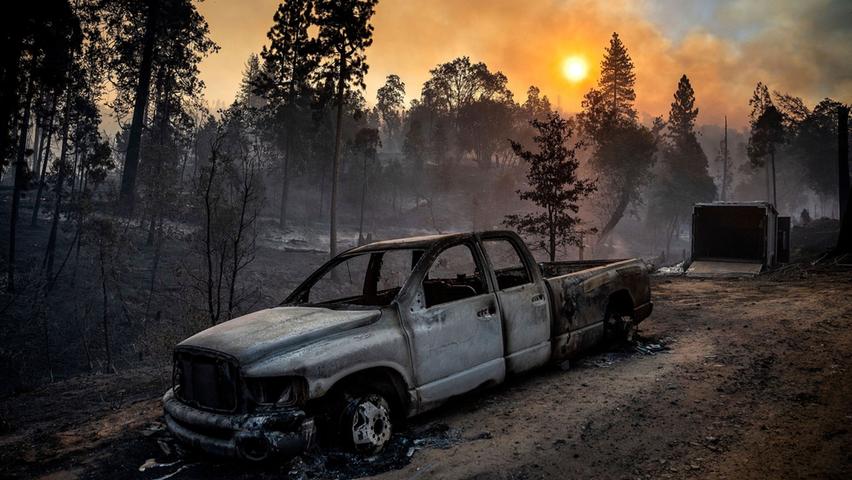 Gouverneur Gavin Newsom verhängte den Notstand in dem betroffenen Gebiet. Das sogenannte Oak Fire, das auf mehr als 63 Quadratkilometern wütete, zerstörte zehn Gebäude und beschädigte fünf weitere, wie die zuständige Behörde Cal Fire mitteilte.