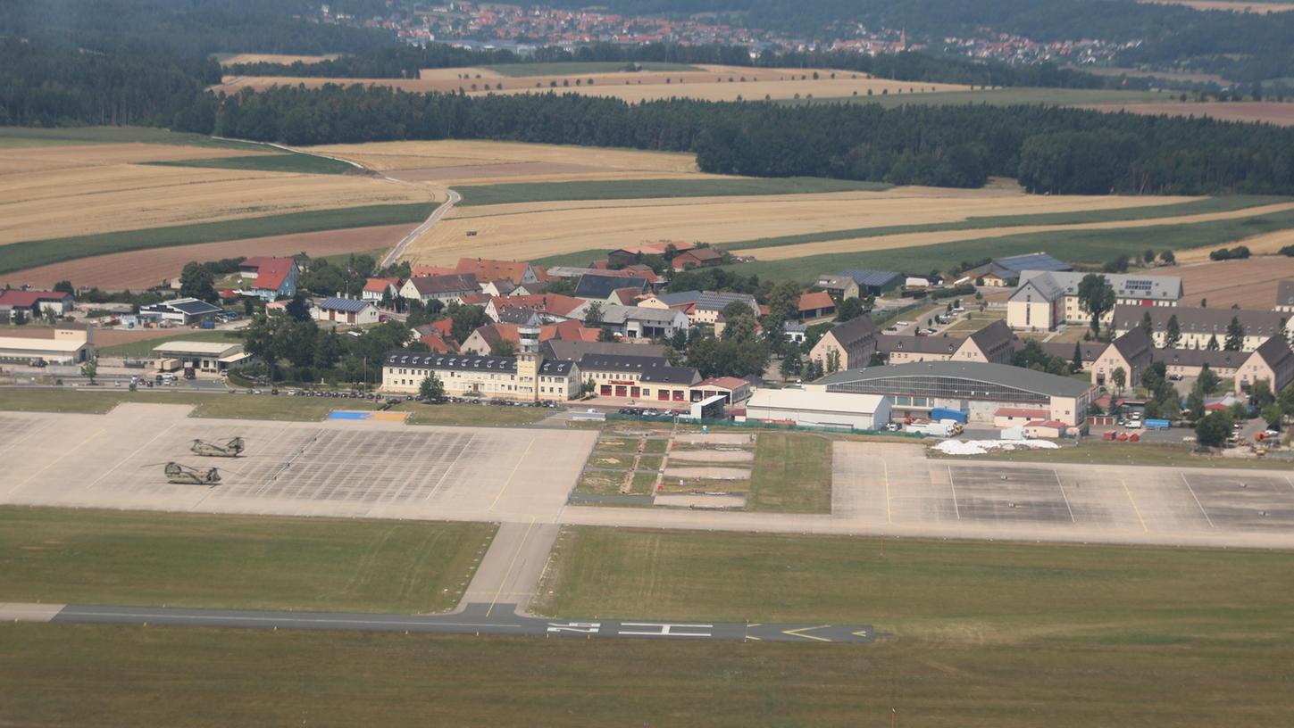 In der Katterbacher Kaserne der US Army gab es am Sonntagabend ungewohnten Besuch.