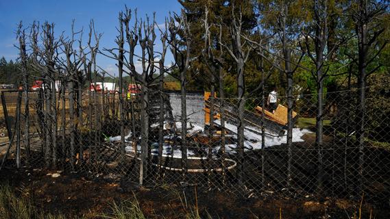 Feuer am Dillberg verwüstete Garten einer 83-Jährigen - und nun knipsen Gaffer am Zaun