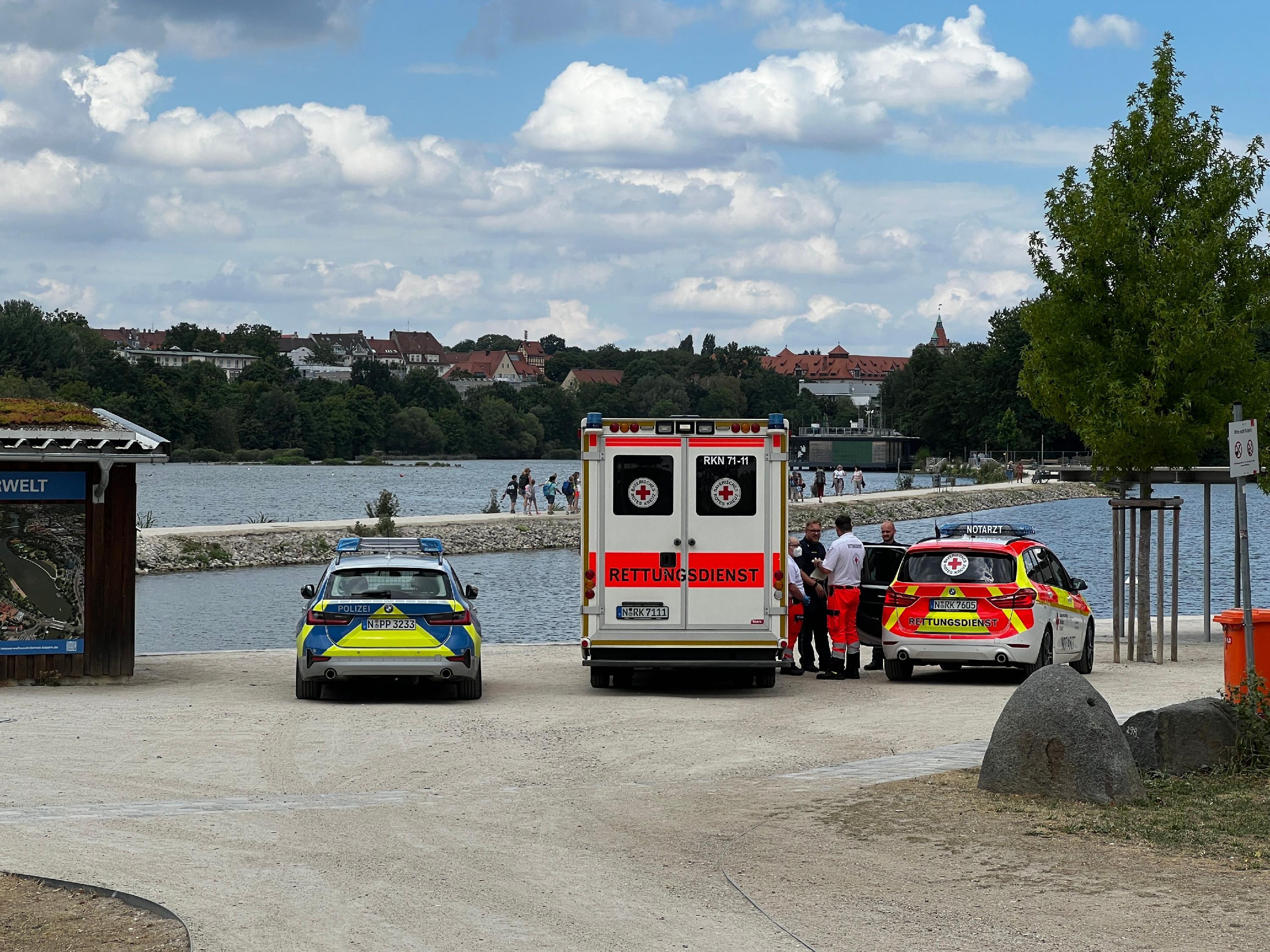 Polizeibericht Nürnberg Kind aus Wöhrder See gerettet
