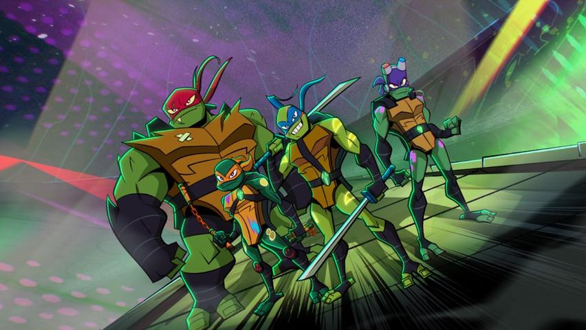 Die Schildkröten-Teenies sind zurück. In dem Film "Der Aufstieg der Teenage Mutant Ninja Turtles" taucht ein mysteriöser Gast aus der Zukunft auf und warnt sie vor einer bevorstehenden Invasion außerirdischer Krieger. Das Abenteuer läuft ab 5. August bei Netflix.