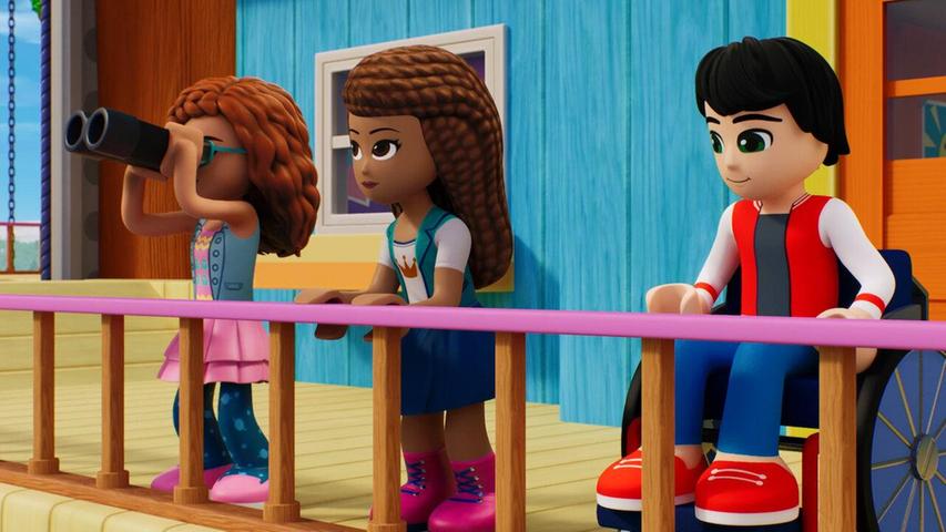 Die animierte Serie "Lego Friends" erzählt Geschichten aus Heartlake City. Die kanadische Reihe startet am 1. August bei Netflix. 